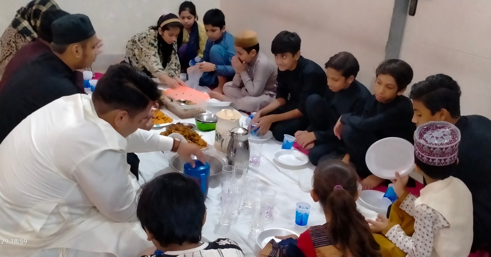 Students gathering at Tuition Solution